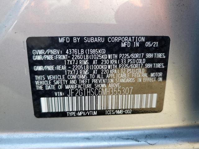 2021 SUBARU CROSSTREK - JF2GTHSC6MH355307