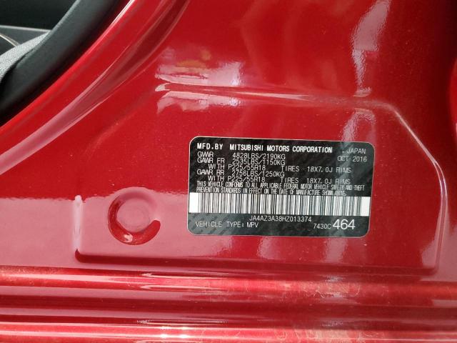 2017 MITSUBISHI OUTLANDER - JA4AZ3A38HZ013374