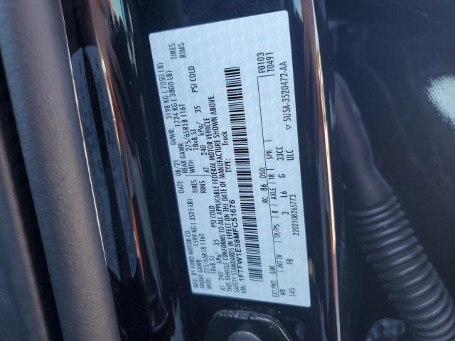 2021 FORD F150 SUPER - 1FTFW1E58MFC51676