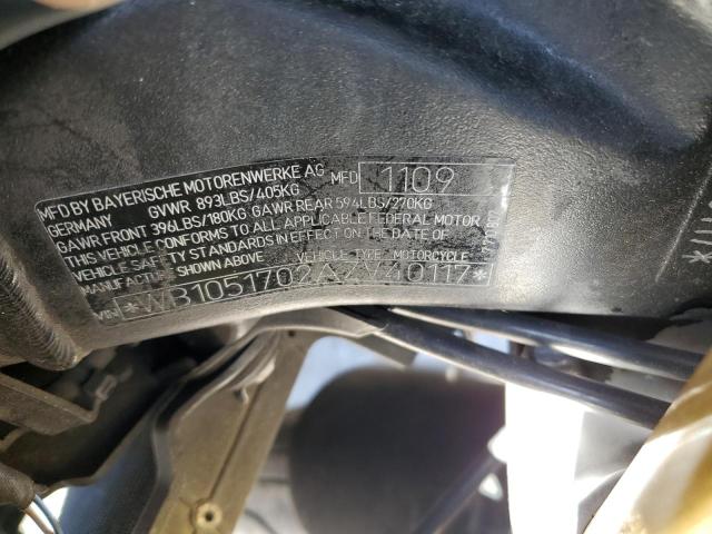 2010 BMW S 1000 RR - WB1051702AZV40117