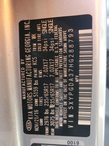 2017 KIA SORENTO LX - 5XYPGDA37HG288793