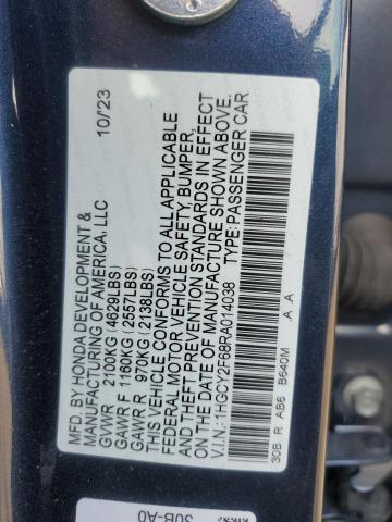 2024 HONDA ACCORD HYB - 1HGCY2F68RA014038