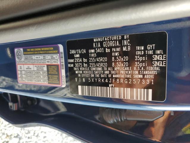 2024 KIA SORENTO SX - 5XYRK4JF8RG257331