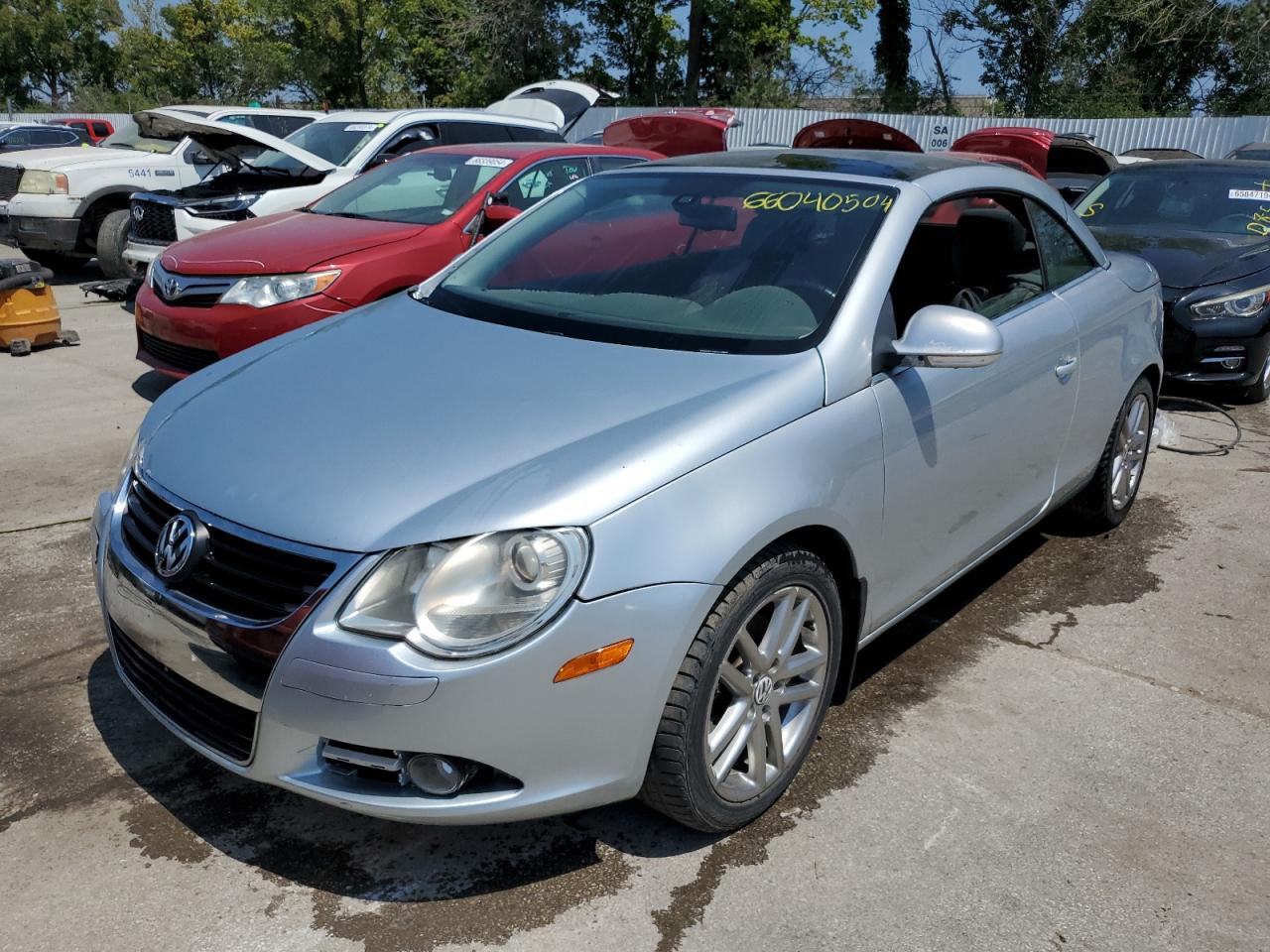 VOLKSWAGEN EOS LUX 2008 gray  gas WVWFA71F98V010009 photo #1