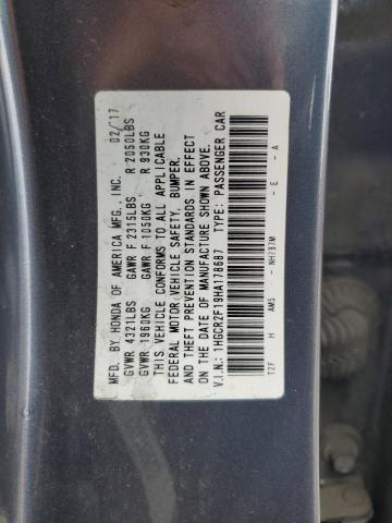 2017 HONDA ACCORD SPO - 1HGCR2F19HA178687