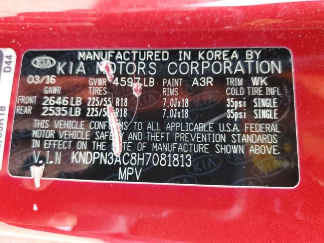 2017 KIA SPORTAGE E - KNDPN3AC8H7081813