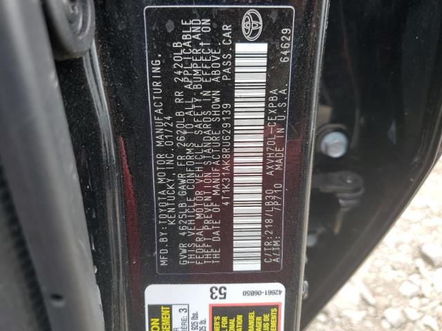 VIN 4T1K31AK8RU629139 2024 Toyota Camry, Xse no.12