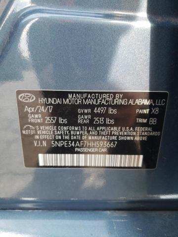 2017 HYUNDAI SONATA SPO - 5NPE34AF7HH593667