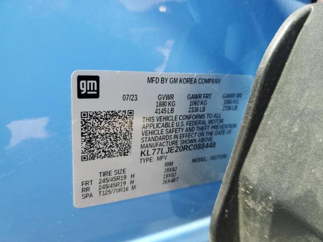 2024 CHEVROLET TRAX 2RS KL77LJE20RC088448