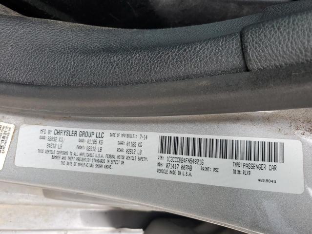 2015 CHRYSLER 200 S - 1C3CCCBB4FN548216