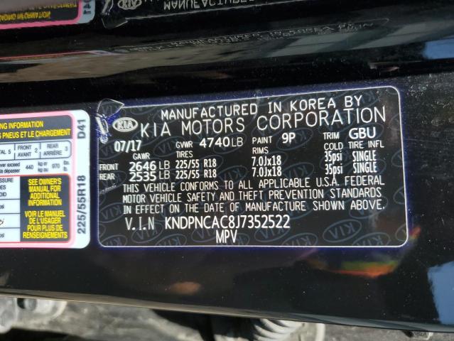 2018 KIA SPORTAGE E - KNDPNCAC8J7352522