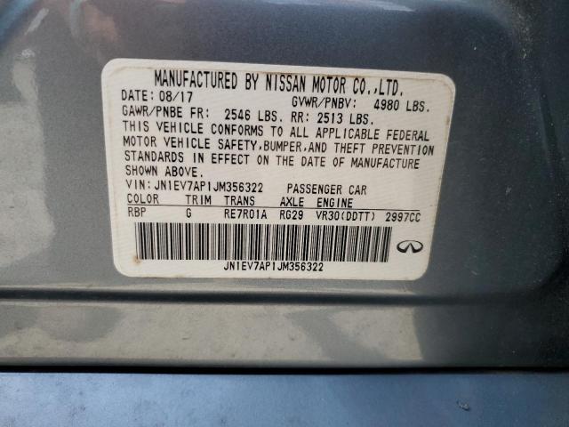 2018 INFINITI Q50 LUXE - JN1EV7AP1JM356322