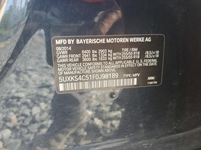 VIN 5UXKS4C51F0J98189 2015 BMW X5, Xdrive35D no.13