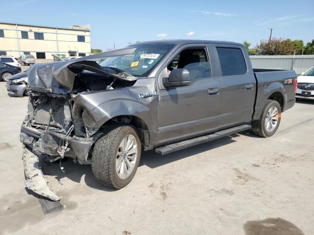 FORD F150 SUPER 2018 gray  gas 1FTEW1CP4JKC32691 photo #1