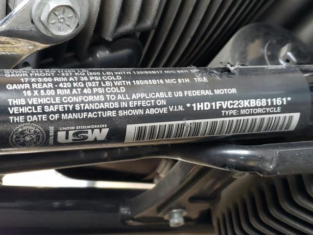 2019 HARLEY-DAVIDSON FLHT 1HD1FVC23KB681161