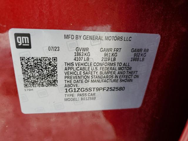 2023 CHEVROLET MALIBU RS - 1G1ZG5ST9PF252580