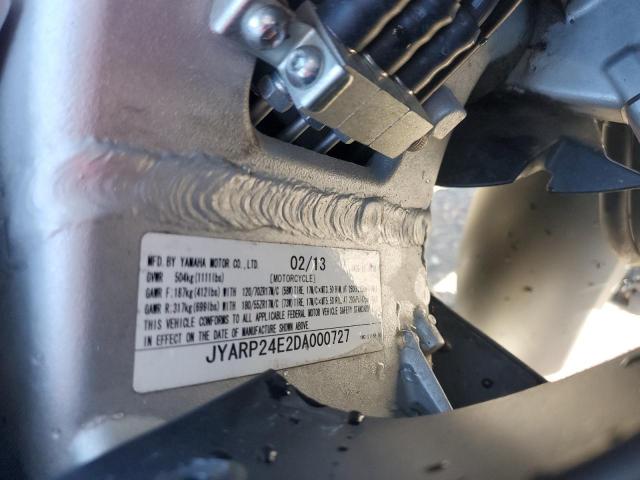 2013 YAMAHA FJR1300 A - JYARP24E2DA000727