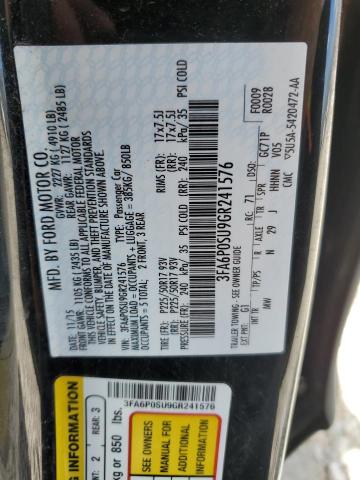 VIN 3FA6P0SU9GR241576 2016 Ford Fusion, Titanium Phev no.13