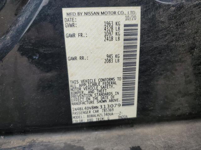 2021 NISSAN ALTIMA SV - 1N4BL4DV8MN313079