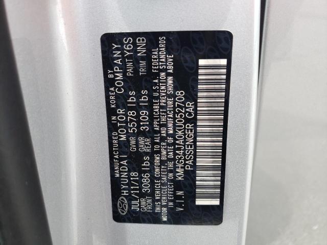 2019 GENESIS G90 PREMIU KMHG34JA0KU052708