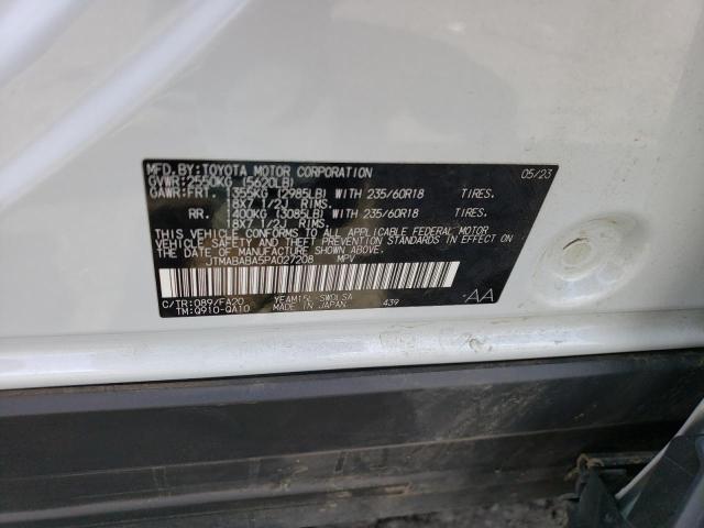2023 SUBARU SOLTERRA P JTMABABA5PA027208