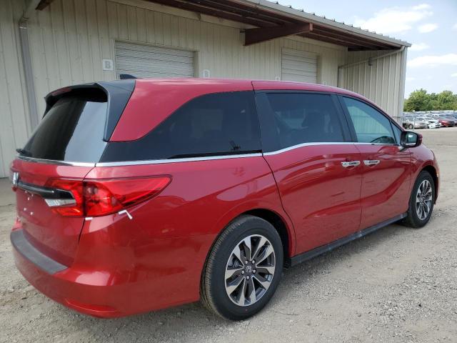 HONDA ODYSSEY EX 2024 red  gas 5FNRL6H6XRB054799 photo #4