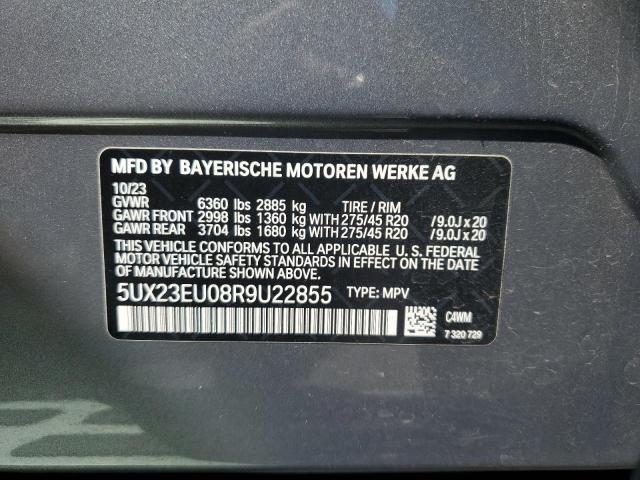 VIN 5UX23EU08R9U22855 2024 BMW X5, Xdrive40I no.13