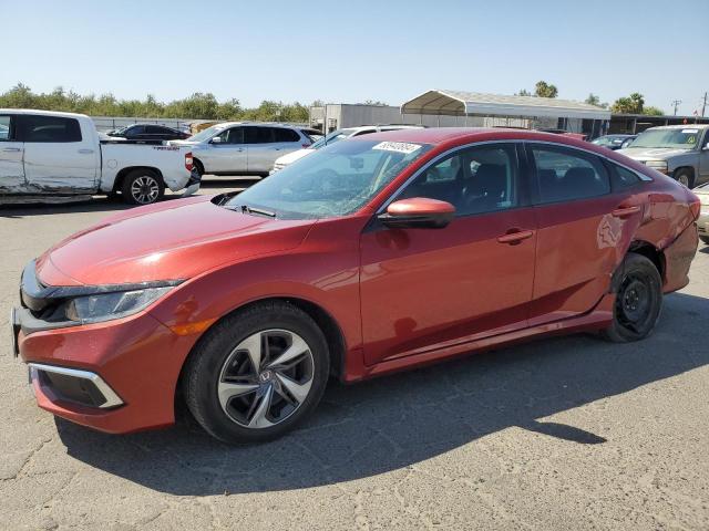 HONDA CIVIC LX 2019 red  gas 19XFC2F65KE202125 photo #1