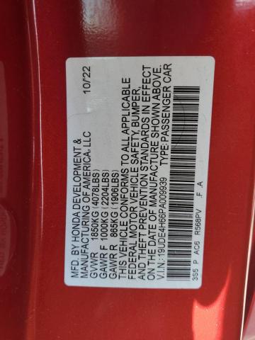 2023 ACURA INTEGRA A- 19UDE4H66PA009939