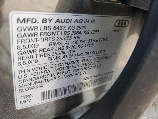 VIN WA1LHAF72JD039290 2018 Audi Q7, Premium Plus no.14