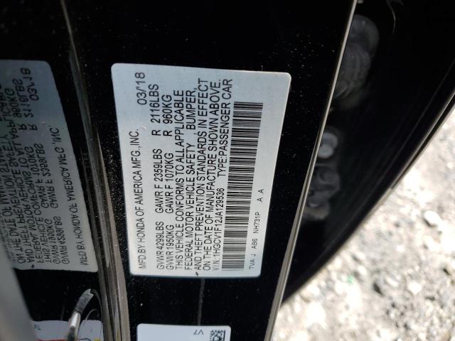 2018 HONDA ACCORD LX - 1HGCV1F12JA129536