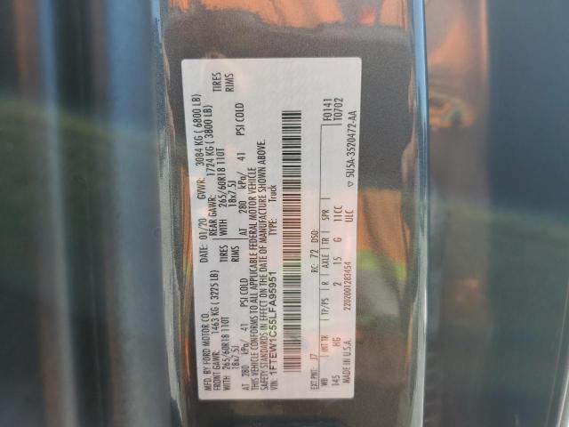 2020 FORD F150 SUPER - 1FTEW1C55LFA95951