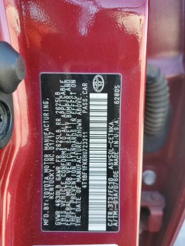 VIN 4T1BF1FK6HU723311 2017 Toyota Camry, LE no.12