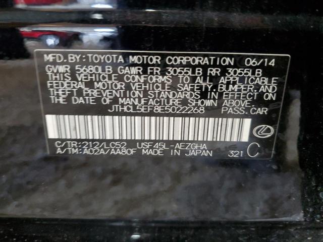 2014 LEXUS LS 460 - JTHCL5EF8E5022268