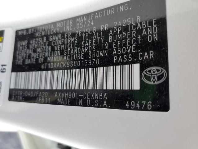 VIN 4T1DAACK9SU013970 2025 TOYOTA CAMRY no.12