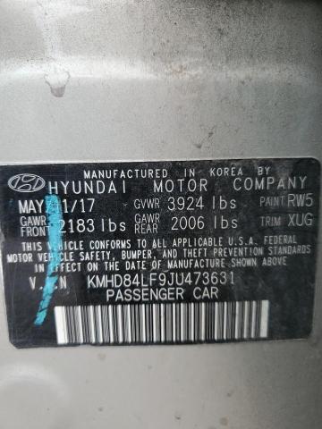2018 HYUNDAI ELANTRA SE - KMHD84LF9JU473631
