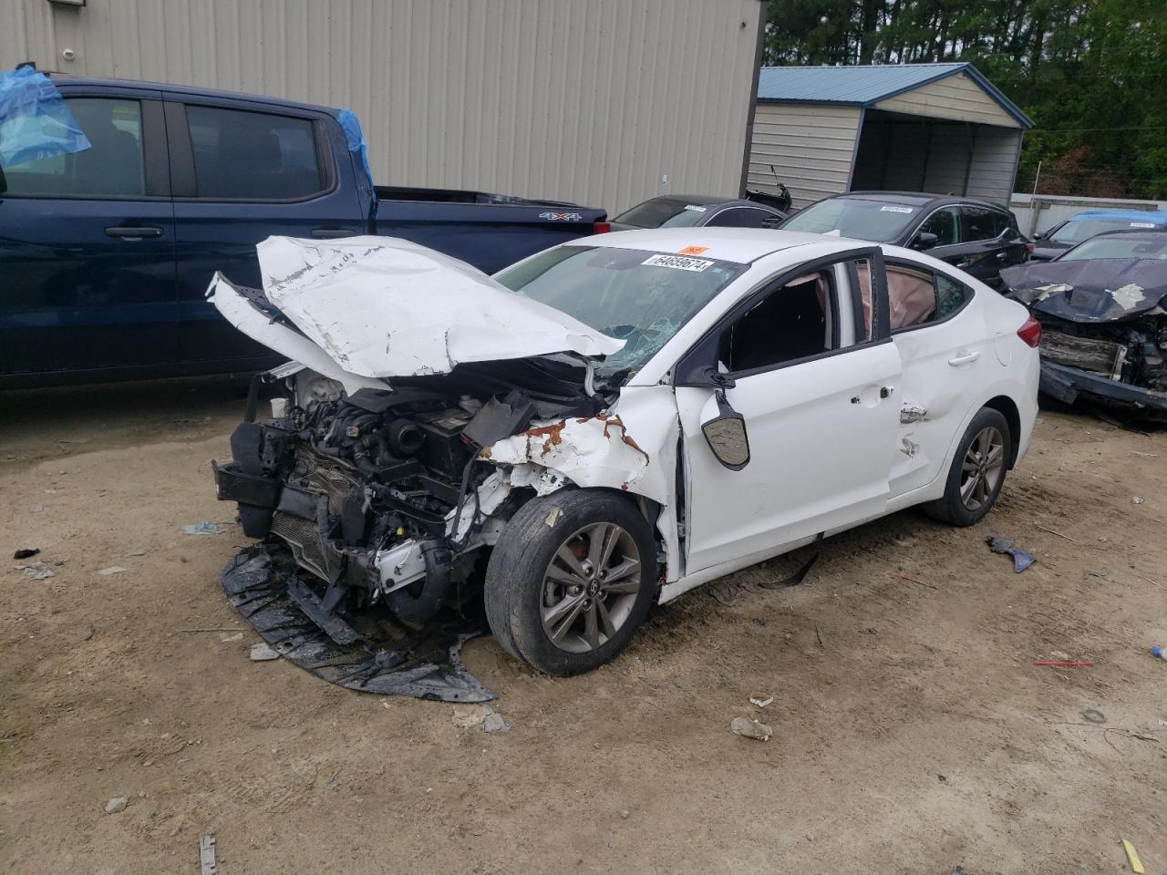 Lot #2935962937 2018 HYUNDAI ELANTRA SE