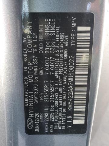 2021 HYUNDAI KONA SEL KM8K22AA2MU608022  67953754