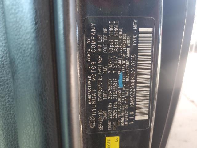 VIN KM8K22AA4KU227608 2019 Hyundai Kona, Sel no.12