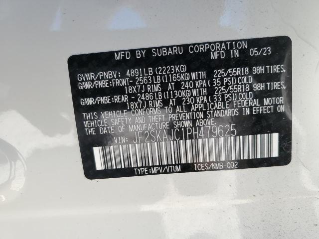 2023 SUBARU FORESTER S - JF2SKAJC1PH479625