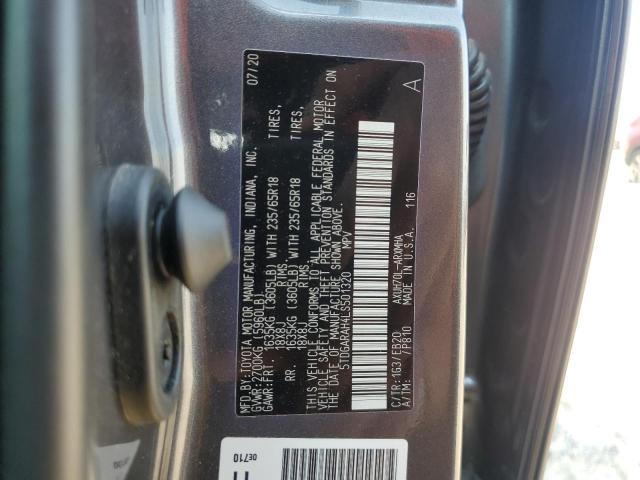 2020 TOYOTA HIGHLANDER - 5TDGARAH4LS501320