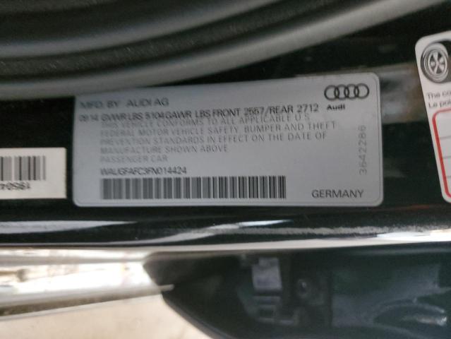 2015 AUDI A6 PREMIUM - WAUGFAFC3FN014424