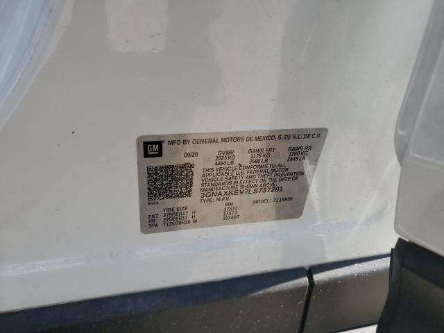 2020 CHEVROLET EQUINOX LT - 3GNAXKEV7LS737281