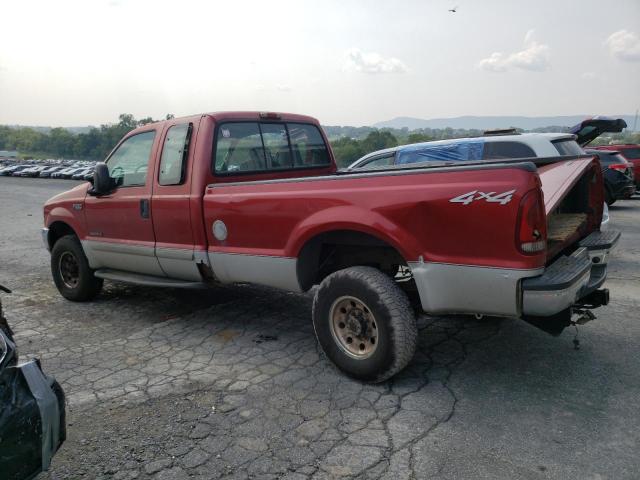 FORD F350 SRW S 2002 red  diesel 1FTSX31F62EB04460 photo #3