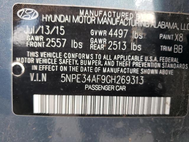 2016 HYUNDAI SONATA SPO - 5NPE34AF9GH269313