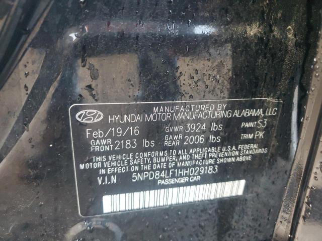 2017 HYUNDAI ELANTRA SE - 5NPD84LF1HH029183