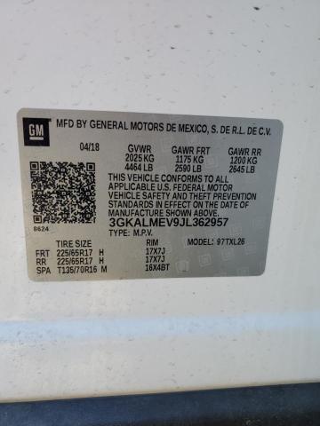 2018 GMC TERRAIN SL - 3GKALMEV9JL362957
