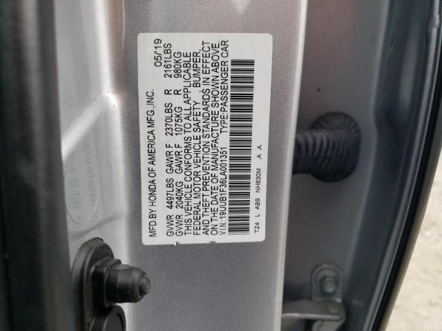 VIN 19UUB1F36LA001351 2020 Acura TLX no.12