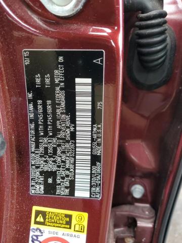 VIN 5TDJKRFH6FS223973 2015 Toyota Highlander, Xle no.12