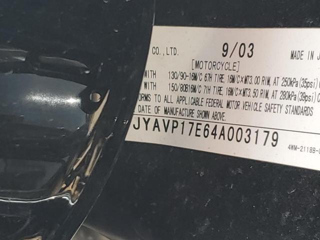 2004 YAMAHA XV1700 A JYAVP17E64A003179